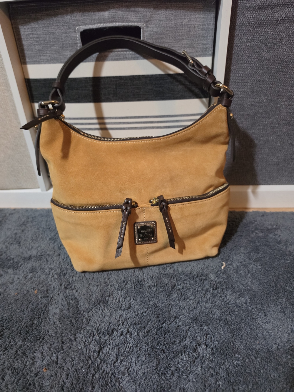 Dooney & Bourke Suede Hobo Bag